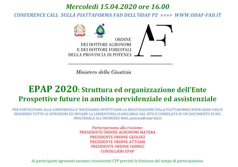 Formazione continua: EPAP 2020: Struttura ed organizzazione